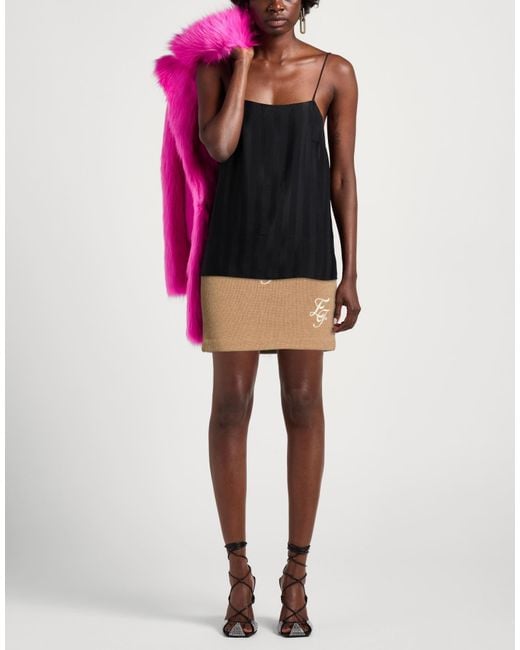 Elisabetta Franchi Natural Mini Skirt