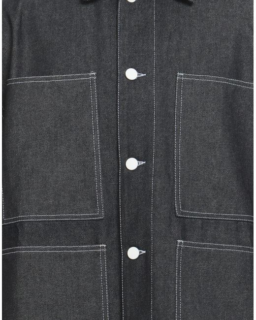 Sunnei Black Denim Outerwear for men