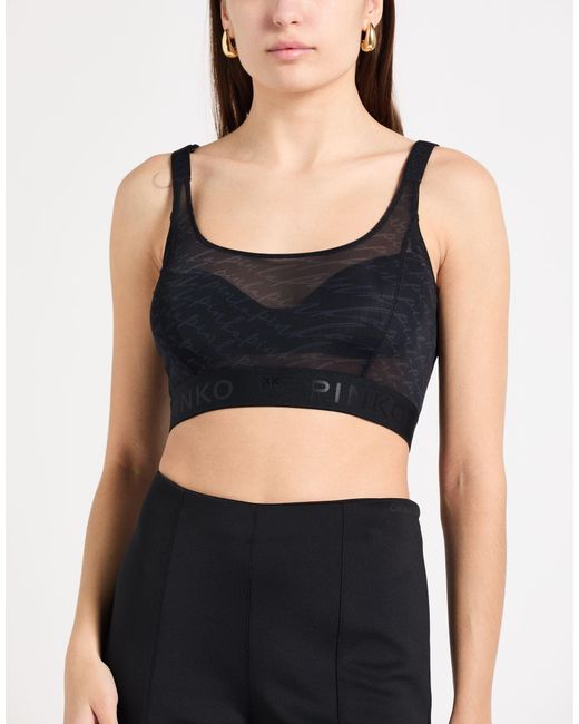 Pinko Gray Top Polyamide, Elastane, Polyester