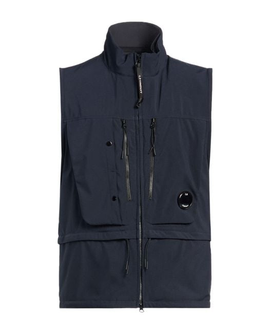 C P Company Blue Gilet for men
