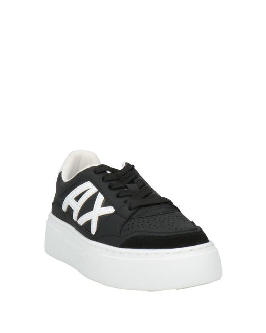 ARMANI EXCHANGE Black Trainers