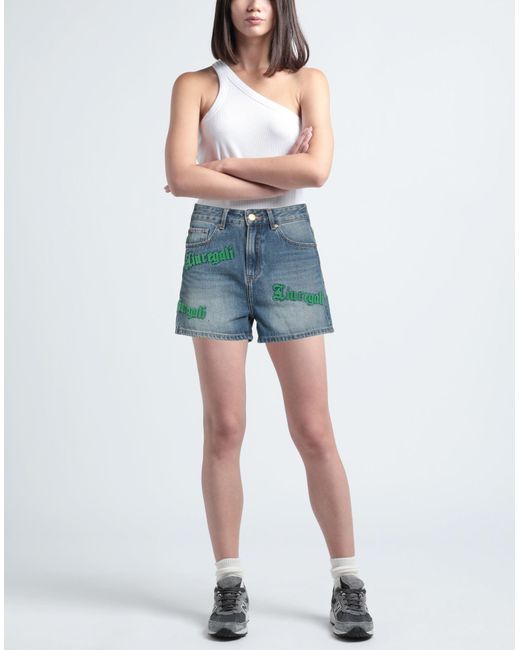 LIU REGALI Blue Denim Shorts