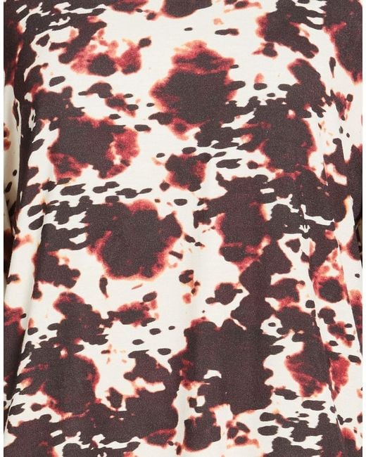Please Brown Dark T-Shirt Viscose, Elastane