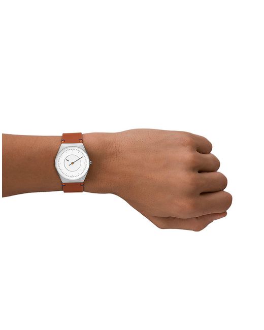Reloj de pulsera Skagen de hombre de color White