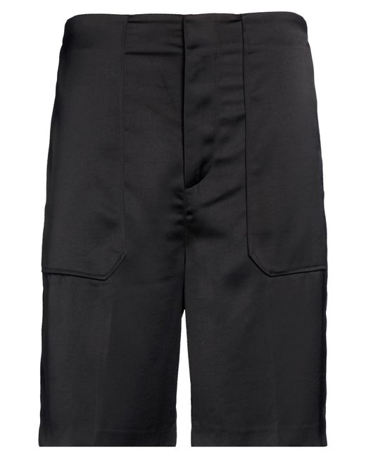 Roberto Collina Black Shorts & Bermuda Shorts for men