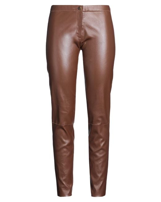 Pearls Brown Pants
