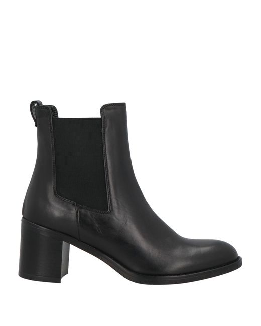 Minelli Black Ankle Boots Leather