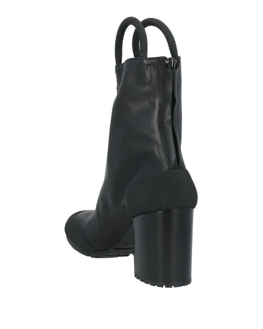 Random Identities Black Ankle Boots for men