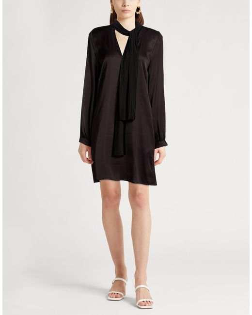 Liu Jo Black Mini Dress Viscose