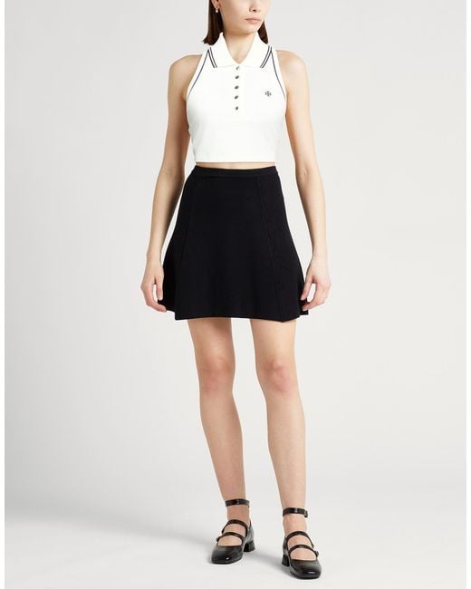 Tory Burch White Polo Shirt Polyester