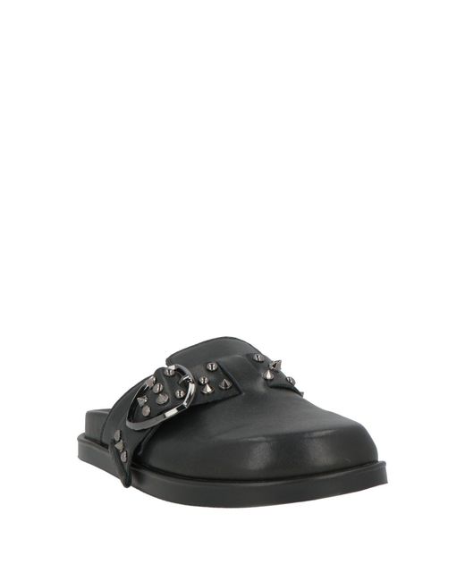 Blauer Black Mules & Clogs