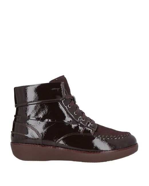Botines de caña alta Fitflop de color Brown