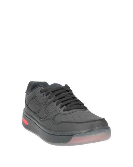 Under Armour Gray Court 96 Sneakers Leather for men