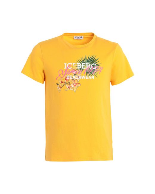 Iceberg Yellow T-shirt for men