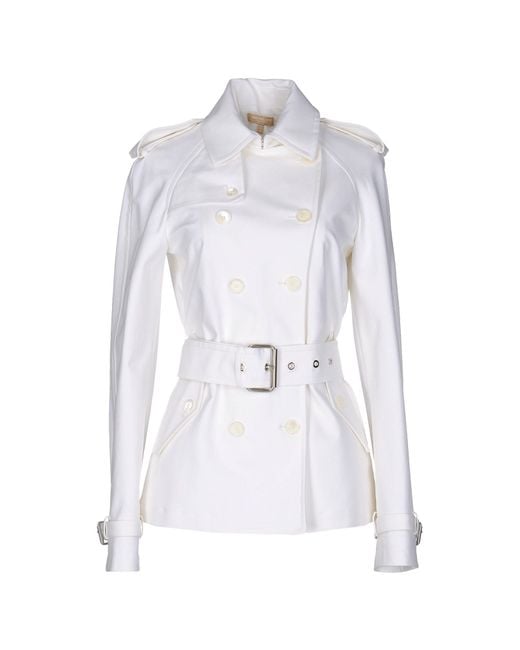 Michael kors Fulllength Jacket in White Lyst
