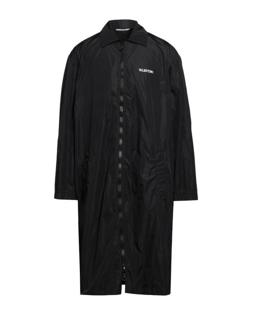 Valentino Garavani Black Overcoat & Trench Coat for men