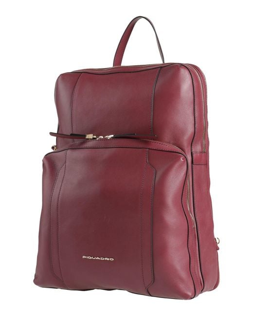 Piquadro Red Backpacks