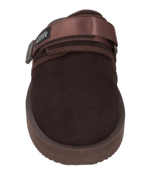 Suicoke Brown Mules & Clogs for men