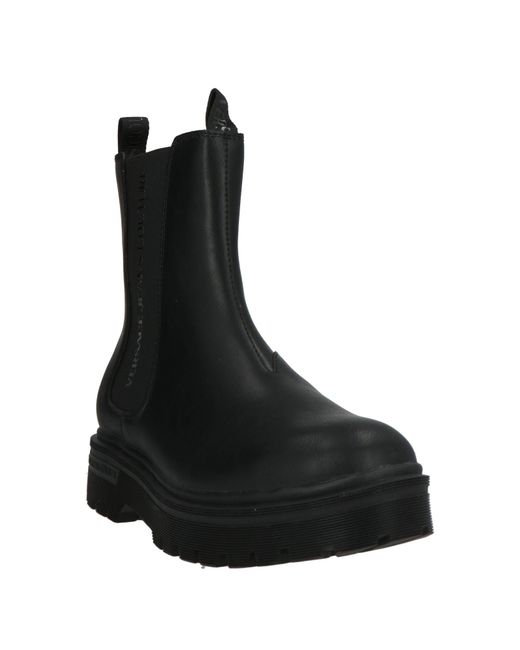 Versace Jeans Couture Black Ankle Boots for men