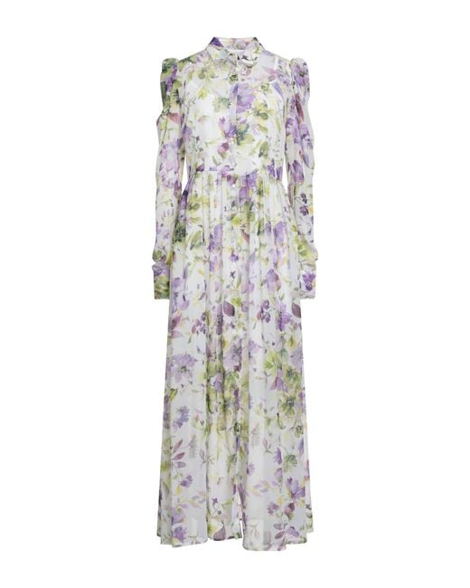 SILENCE LIMITED White Maxi Dress Polyester