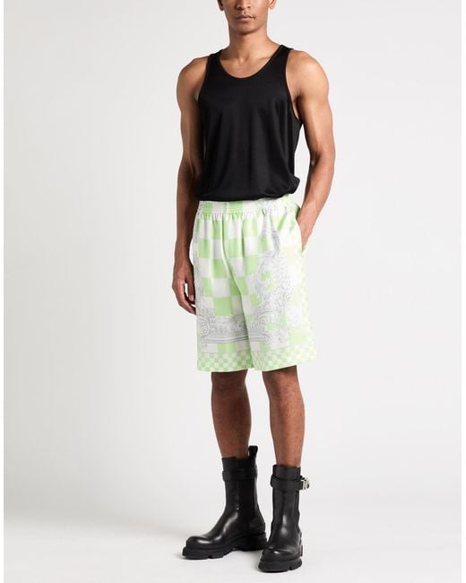 Versace Green Shorts & Bermuda Shorts for men
