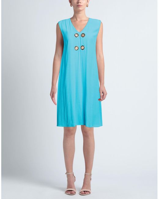 Vestito Corto di Roberto Cavalli in Blue