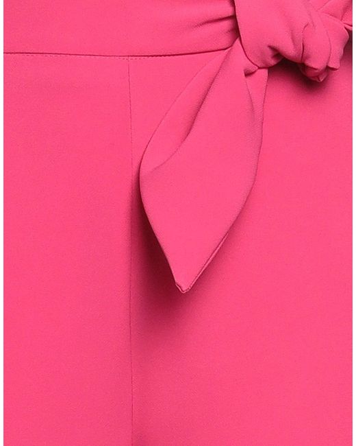 Clips More Pink Fuchsia Pants Polyester, Elastane