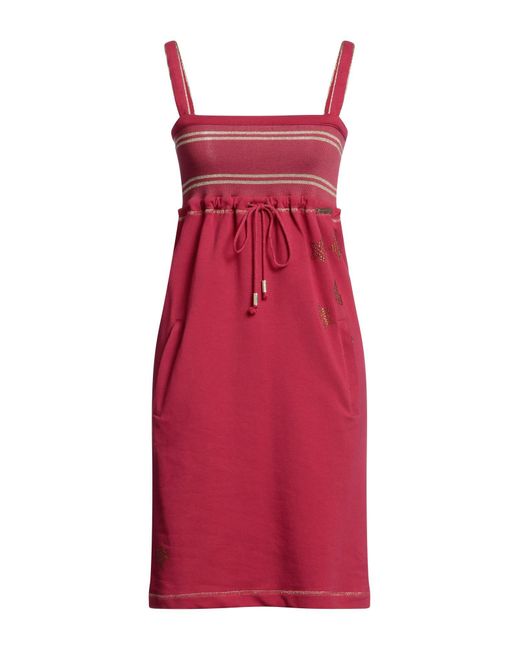 John Galliano Red Mini Dress