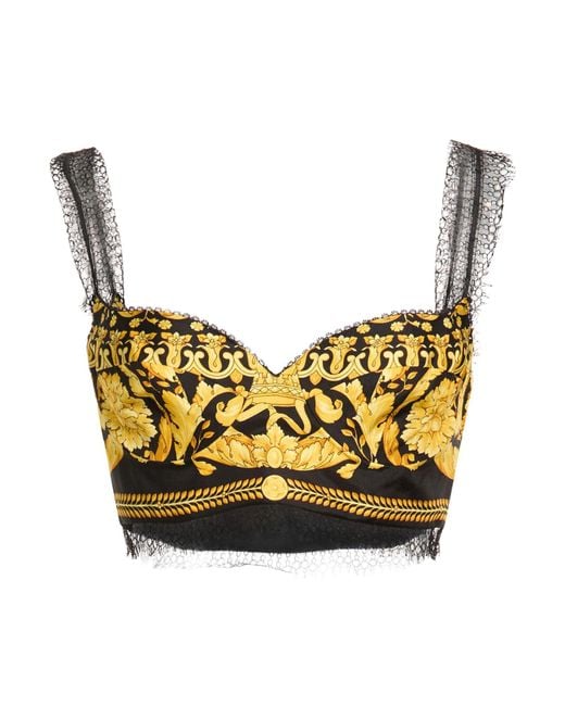 Versace Black Top Silk