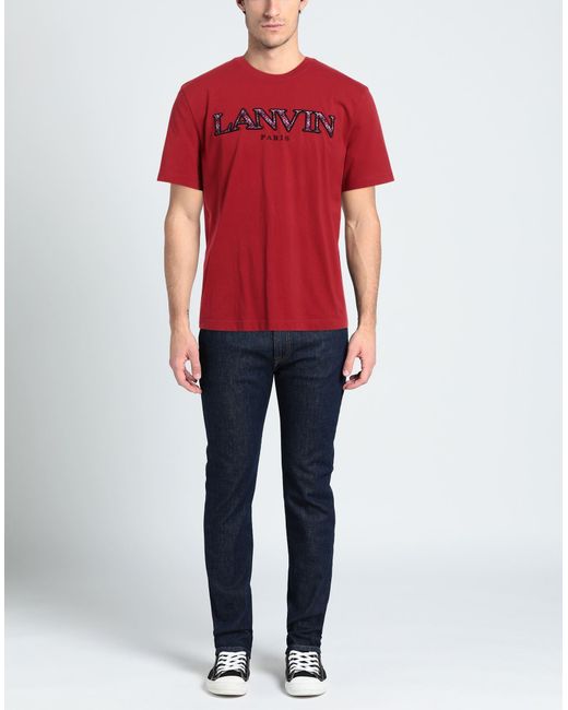 Lanvin Red T-shirt for men