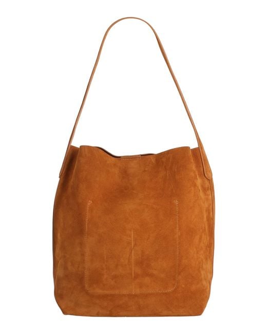 Mansur Gavriel Brown Everyday -- Shoulder Bag Leather