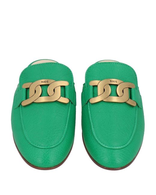 Tod's Green Mules & Clogs