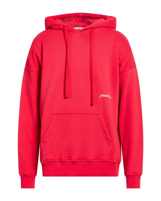 hinnominate Red Sweatshirt Cotton for men