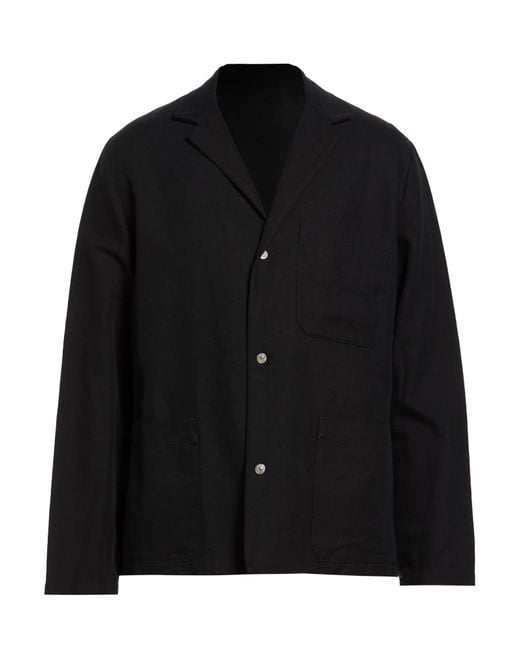 KENZO Black Blazer Viscose, Cotton for men