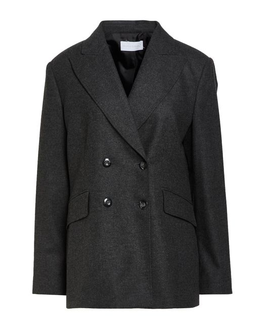 Diana Gallesi Black Blazer Wool, Polyester, Viscose, Elastane