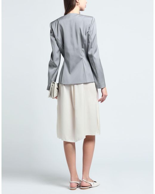 Alberta Ferretti Gray Blazer