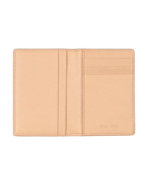 Common Projects Brown Camel Cardholder Leather