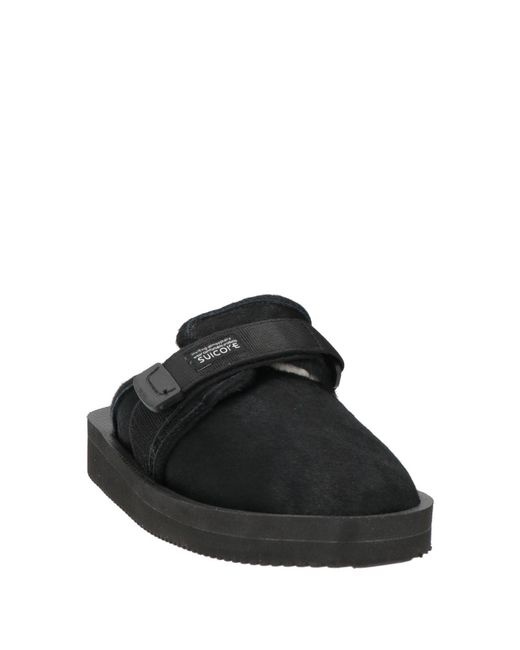 Suicoke Black Mules & Clogs