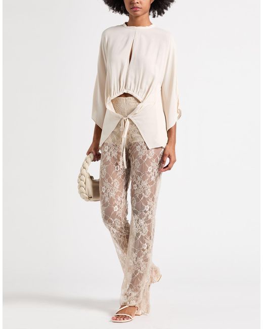 Dixie White Pants Polyamide
