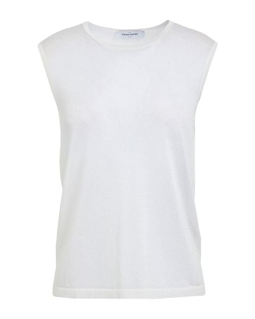 Gran Sasso White Top Viscose, Polyester