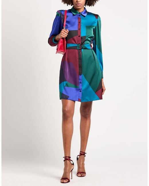 Karl Lagerfeld Blue Mini Dress