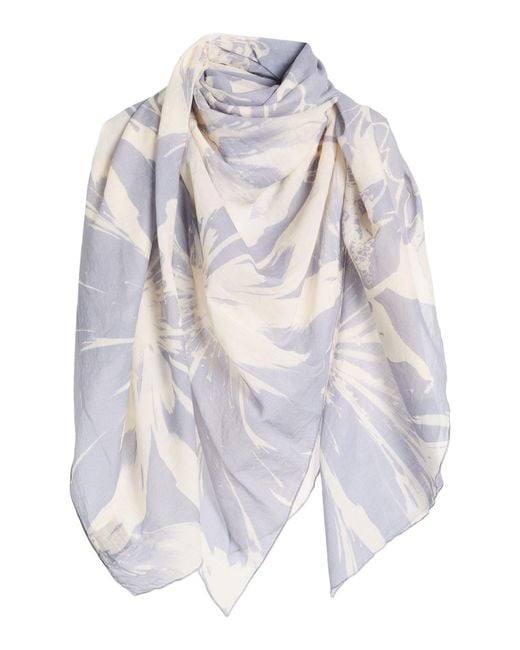 ALESSIA SANTI White Scarf Cotton