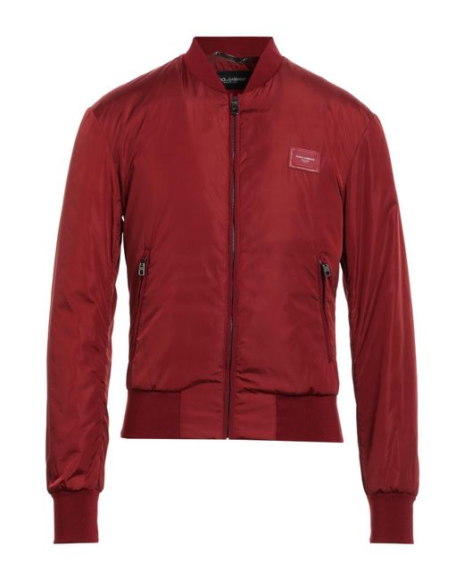 Dolce & Gabbana Red Jacket for men
