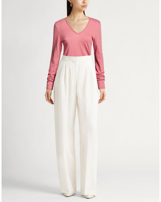 Majestic Filatures Pink T-Shirt Cotton, Cashmere