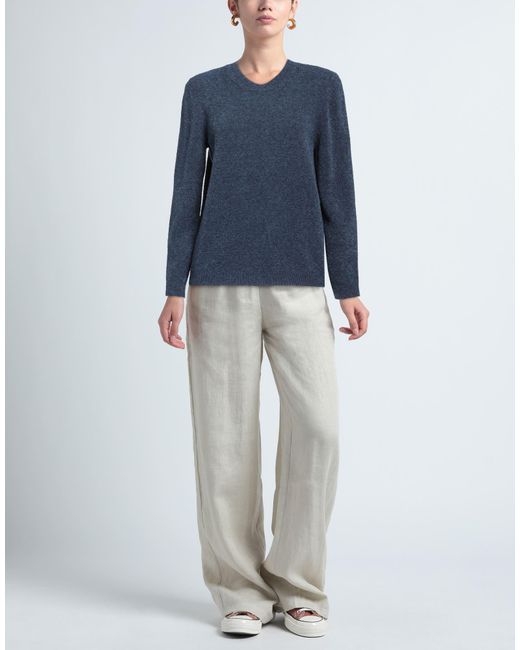 Gran Sasso Blue Slate Sweater Virgin Wool, Polyamide