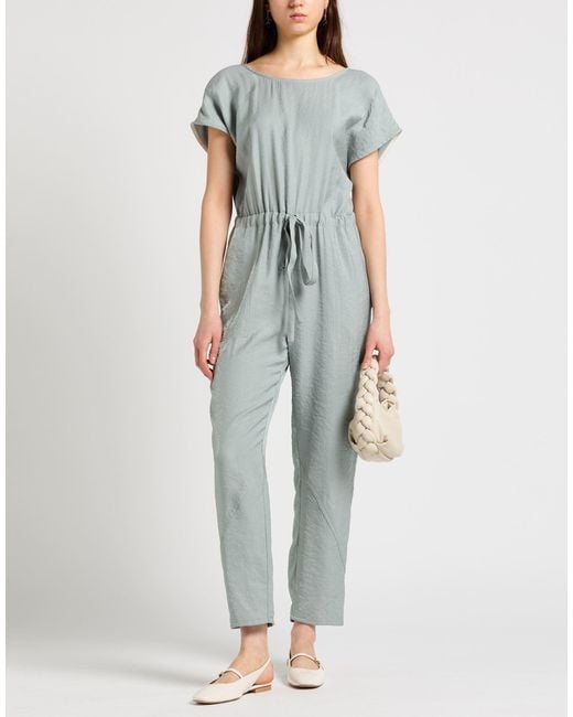 Jucca Blue Jumpsuit Viscose, Polyester