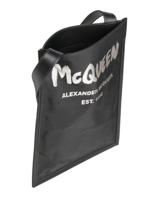 McQueen Black Cross-body Bag for men