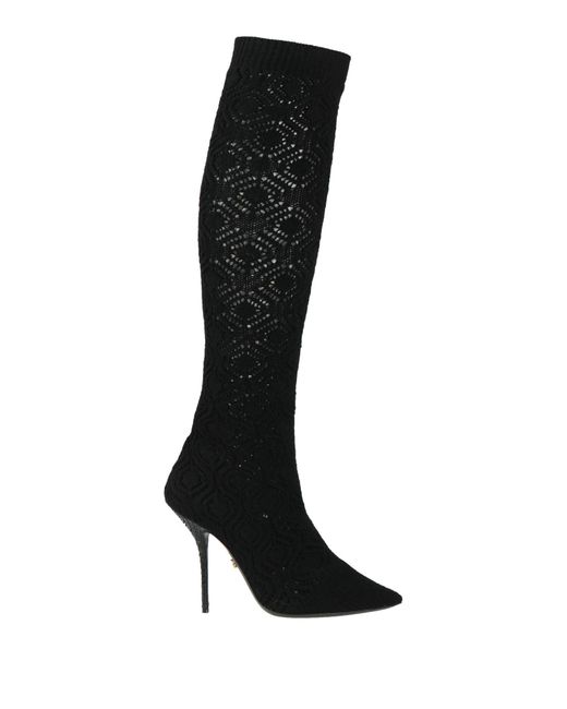 Dolce & Gabbana Black Stiefel