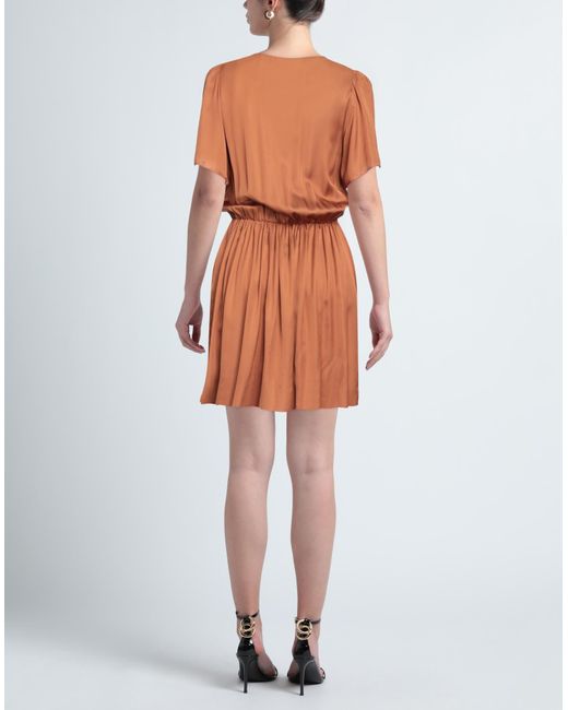 Biancoghiaccio Orange Mini Dress