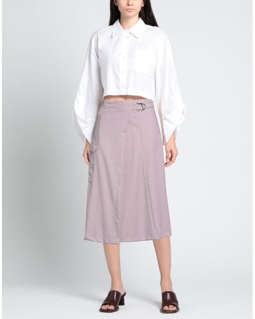 ViCOLO Purple Midi Skirt